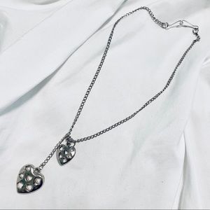 Double Heart Necklace